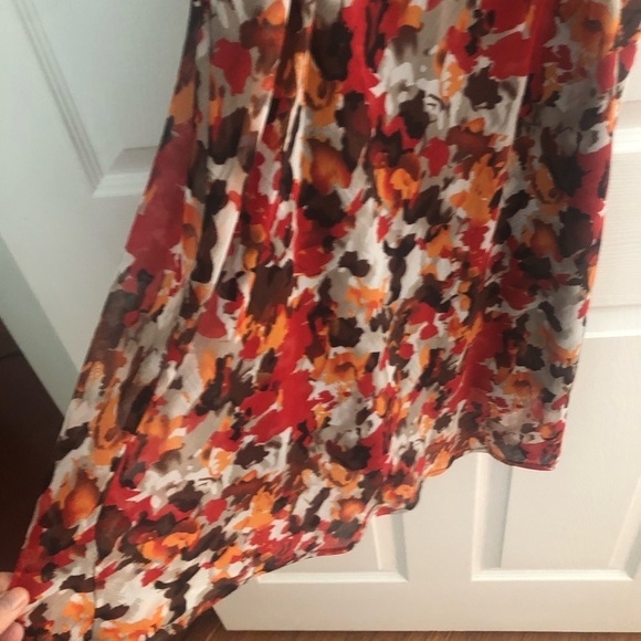 Jessica Midi Floral Deep V Neck Sleeveless Slip on Dress Size 8 - Picture 9 of 13